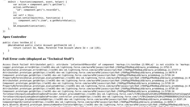 Salesforce: Why is force:inputField bound to the lookup Account.ParentId creating error-popups? смотреть онлайн