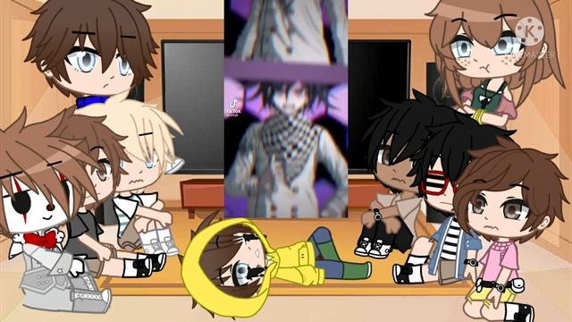 The Losers Club+Georgie, Pennywise react to Danganronpa| Part 4 | Gacha club |Original| смотреть онлайн