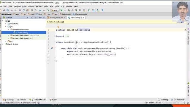 Android Kotlin - 02 - Configure & Convert an Existing Android Java Project into Kotlin смотреть онлайн