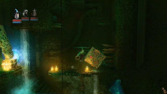 Trine: Enchanted edition прохождение на геймпаде часть 7 Подземелья и еще один здоровый скелет смотреть онлайн