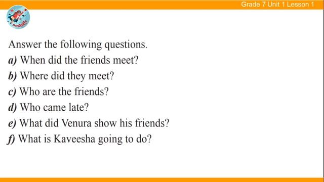 Grade 7 English Language [ Unit 1--Lesson 01] ???♂️????♀️ смотреть онлайн