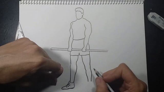 ?️♂️?Cómo dibujar UN HOMBRE FITNESS CON PESAS ?️♂️?How to draw a FITNESS MAN lifting weights✏️? смотреть онлайн