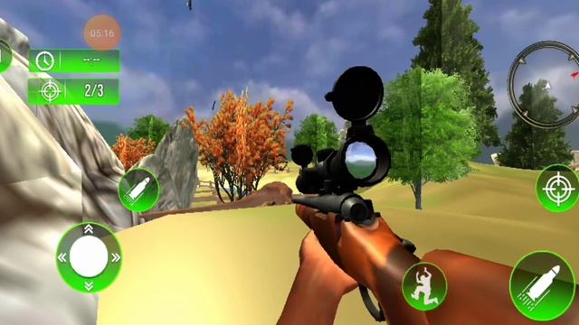 Dinosaur Hunter Sniper Jingle Animal Shooting Game - Android Gameplay смотреть онлайн