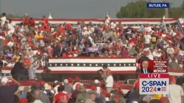 Former President Donald Trump Shot At Rally.