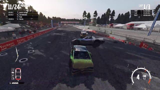 No Rules on Track - Wreckfest Multiplayer смотреть онлайн