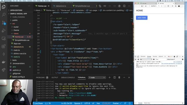 Ionic VueJS - Part Six: Build A CRUD App Using Ionic VueJS And Firebase - Save Data With Firebase смотреть онлайн