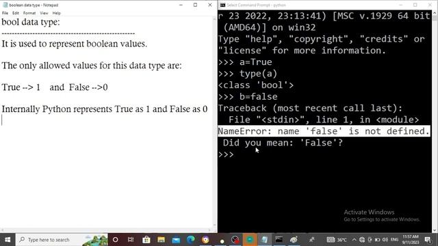 Bool Data Type in Python смотреть онлайн