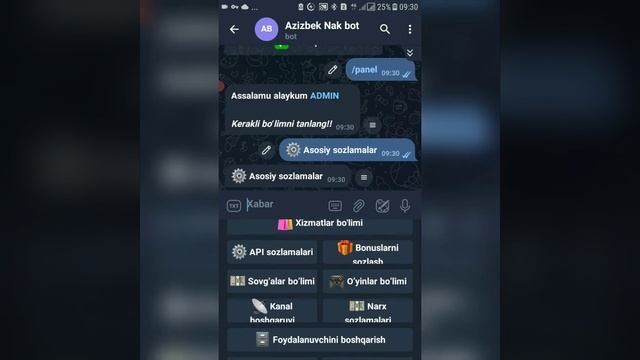 Menu Builder bot orqali Mukammal bot yaratish. смотреть онлайн