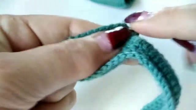 Митенки / варежки без пальцев крючком. смотреть онлайн