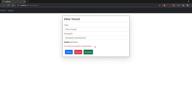 Demostración App CRUD (vue + node + mysql) - Ana Clara Casco смотреть онлайн