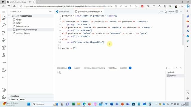 Uso de MATCH CASE en Python смотреть онлайн
