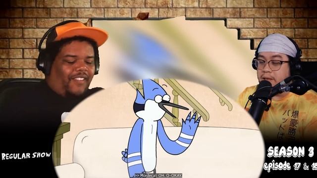 EGGSCELENT! | Regular Show Season 3 Episode 17 & 18 GROUP REACTION смотреть онлайн