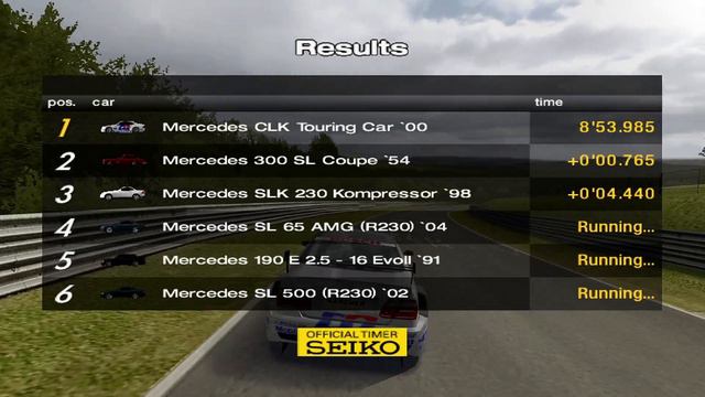 Gran Turismo 4 - 1-Lap Magic Mercedes-Benz Showdown смотреть онлайн