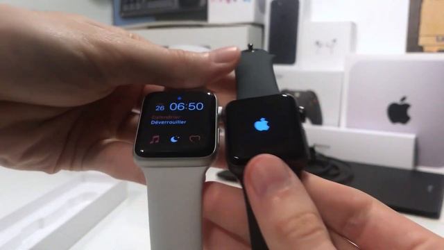 Распаковка Apple Watch Series 3 38мм + сравнение с 42мм