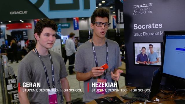 Design Tech Students Present Innovations at Oracle OpenWorld смотреть онлайн
