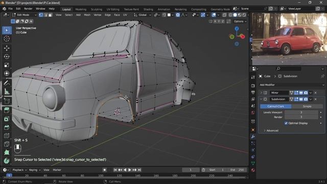 How to make a car in blender - a simple, fun Modeling Project [Blender] смотреть онлайн