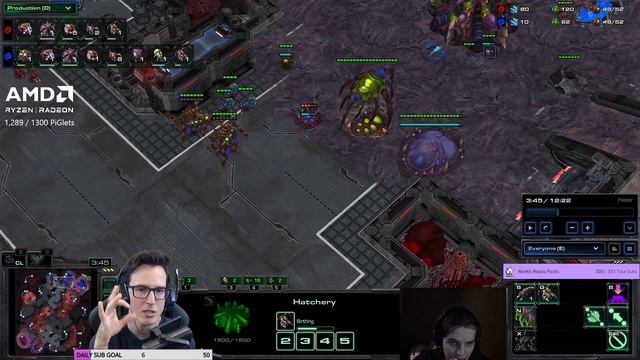 StarCraft 2 - Scarlett Gives Zerg vs Zerg (ZvZ) Coaching смотреть онлайн