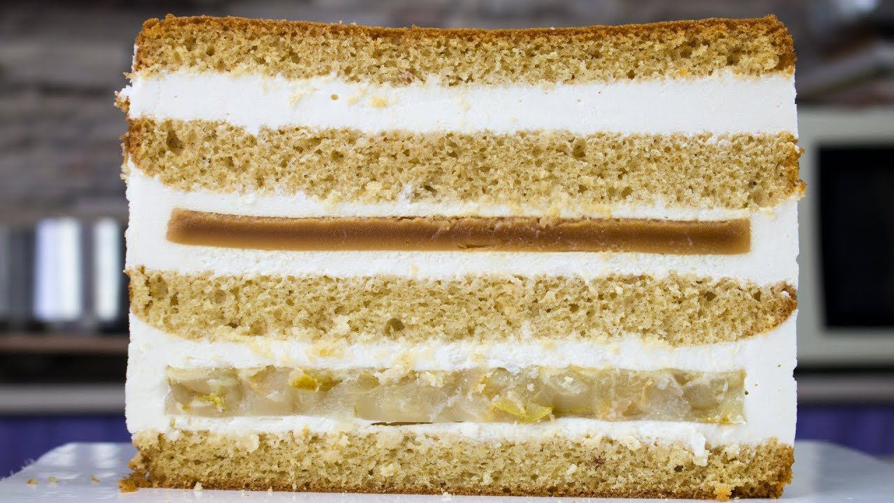 Торт "Карамельная груша"( English Subtitles ) - Я - ТОРТодел! смотреть онлайн