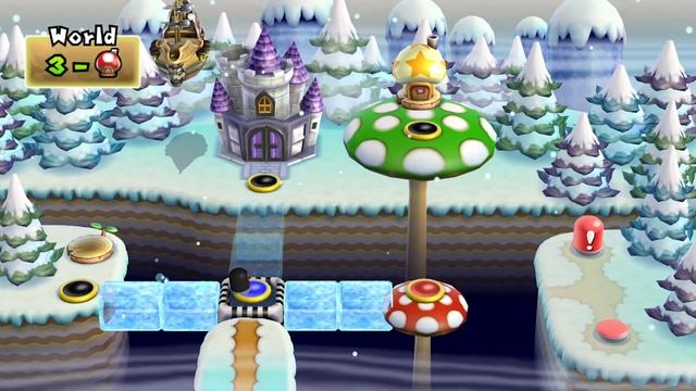 Giant New Super Mario Bros. Wii P-Switch - Walkthrough - #03 смотреть онлайн
