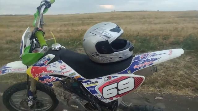 Купил питбайк Кайо-125. Kayo125. Валит шо бешенный