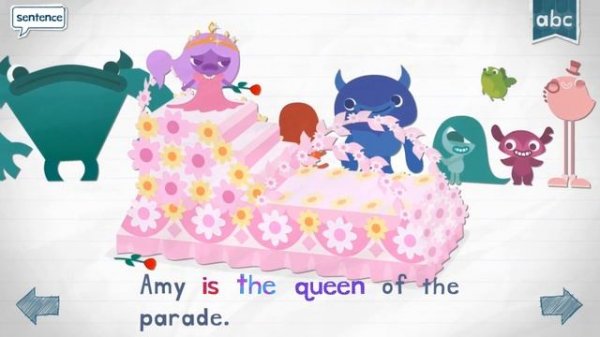 Endless Reader Letter Q - Sight Words: QUACK, QUEEN, QUICK, QUIT | Originator Games