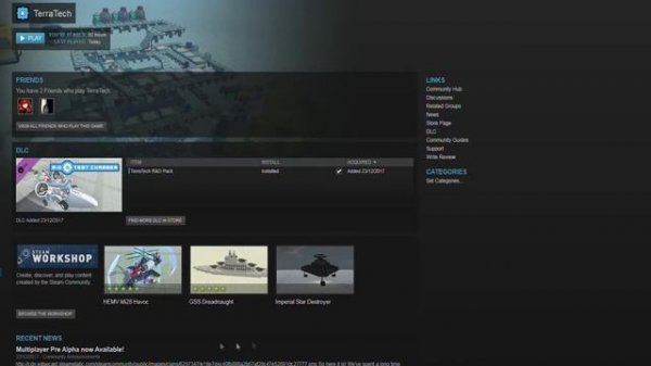 Terratech | Saving and Loading Tutorial And Steam Workshop Downloading| Terratech Gameplay