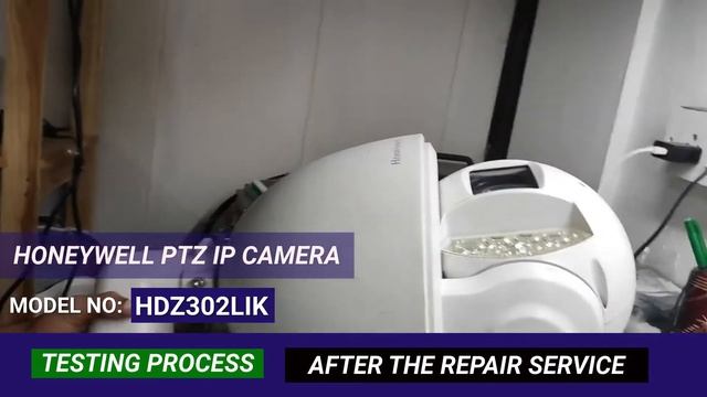 Honeywell Ptz IP Camera Repair | Service | Fix Fault | Not working смотреть онлайн