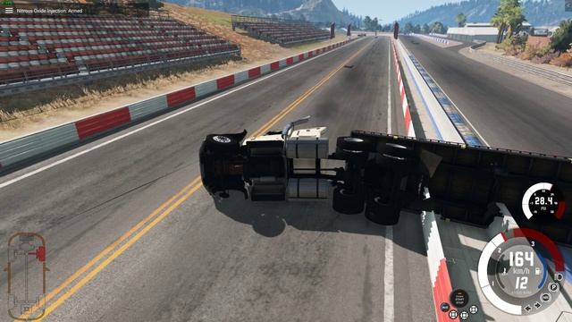 BeamNG Drive Truck High Speed Rollover