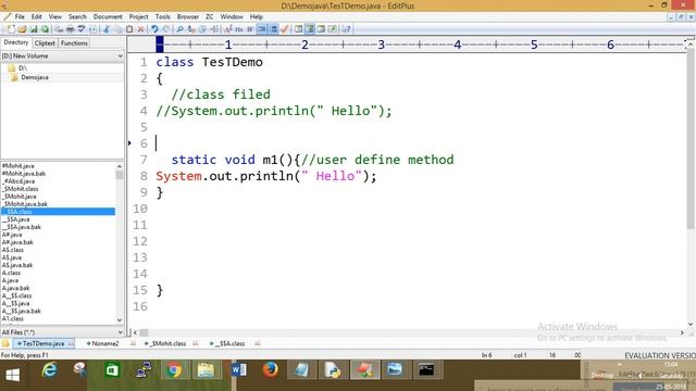 Why class keyword|Why main method Core Java Demo class part-1 смотреть онлайн