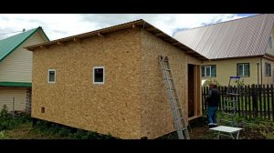 Каркасный курятник(птичник) 6*4 на свайном фундаменте своими руками  Do-it-yourself frame chicken