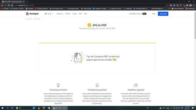 How To Convert JPG To PDF 2021 (FREE) | Without Converter | Online | Free & Quickest Way смотреть онлайн