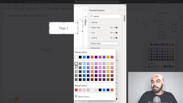 Create Fancy Buttons in Power BI смотреть онлайн
