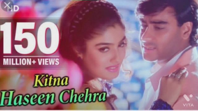 Kitna Haseen chehra||ajay devgan-ravina tandon romantic song||#ajaydevgan #ravinatondon#romanticson смотреть онлайн