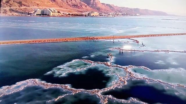 Соленое Чудо света - Мертвое море. Граница Израиля и Иордании. смотреть онлайн