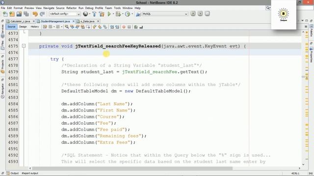 How to Search for a Specific Data from Database in Java смотреть онлайн