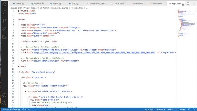 Django CRM Part 1 смотреть онлайн