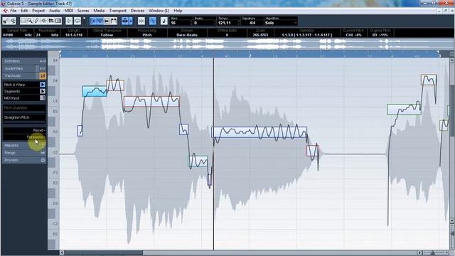 Уроки Cubase PRO. Редактор Аудио ч11 (VariAudio P4) (Cubase Tutorial PRO 23)