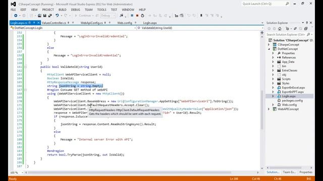 Consume Web API | Return Boolean Value | C# | ASP.NET смотреть онлайн