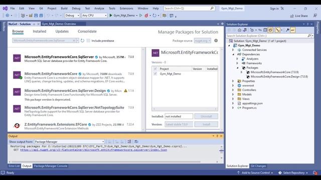 ASP DOT NET CORE MVC | GYM MANAGEMENT WEB APP | MS SQL SERVER | PART 1 смотреть онлайн