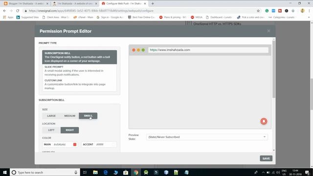 Web Push Notifications For Blogger and WordPress With OneSignal | Blogger Bell Subscribe Button смотреть онлайн