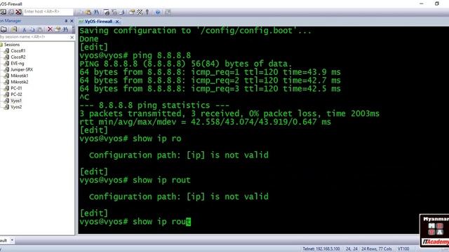 04.Vyos Multi Lan NAT Lab Video Tutorial смотреть онлайн
