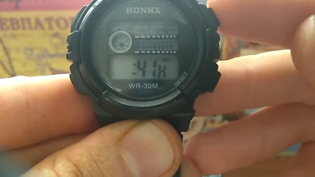 Наручные часы HONHX WR-30M с joom. Обзор, настройка. смотреть онлайн