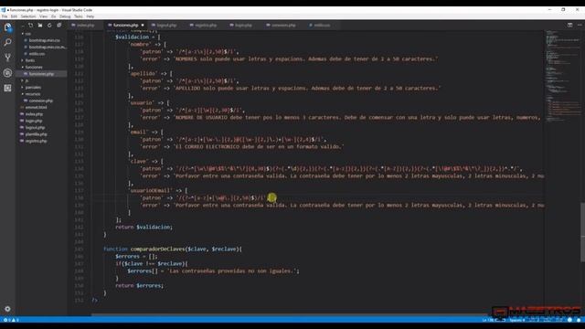 Sistema de Registro y Login con PHP y MySQL - 29/41 - Validacion en el Servidor (Formulario Login) смотреть онлайн