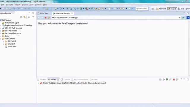 Oracle Weblogic Application Server Administration: Part 7 Develop and Deploy WAR to Weblogic смотреть онлайн