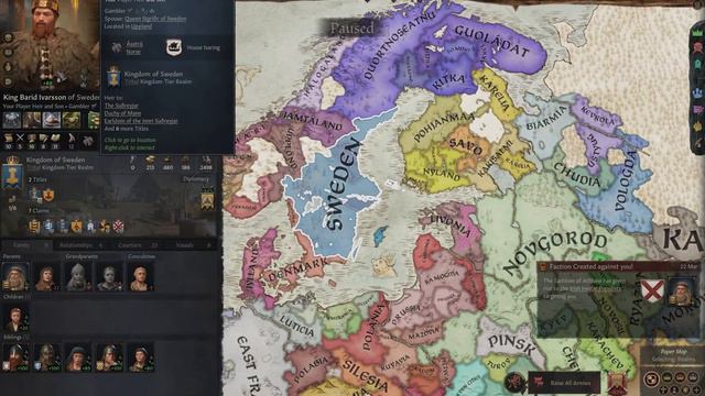 Forming the Chad Kingdom of Mann | Crusader Kings III смотреть онлайн