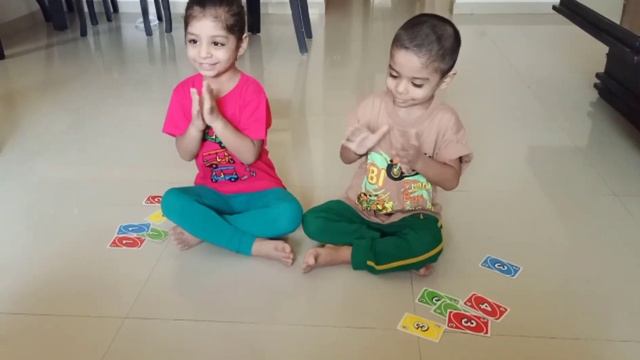 UNO card matching memory game | brain development activities for kids| Brain exercise for kids fun смотреть онлайн