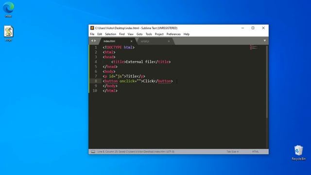 JavaScript #2 External file [G&G] [ENG] Web Developer Course смотреть онлайн