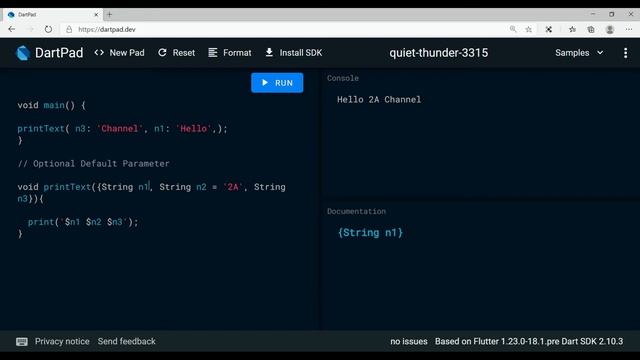 #17 Dart Programming Language : Optional Default Parameters in Functions - دارت بالعربي смотреть онлайн