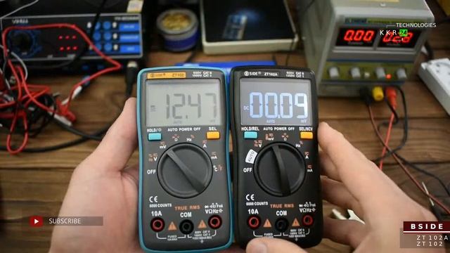 BSIDE ZT102A и ZT102 Обзор мультиметра. Сравнение