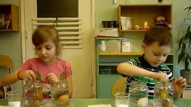 Школа 587. Занятие в детском саду: плотность воды и яйца смотреть онлайн